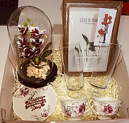 SEVGİLİLER GÜNÜ KAHVE SETİ HEDİYE KUTUSU