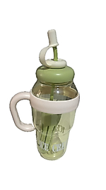 özel spor yeşil beyaz su şişesi