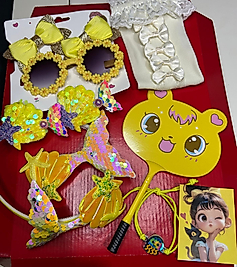 sarı şeker hediye kutusu