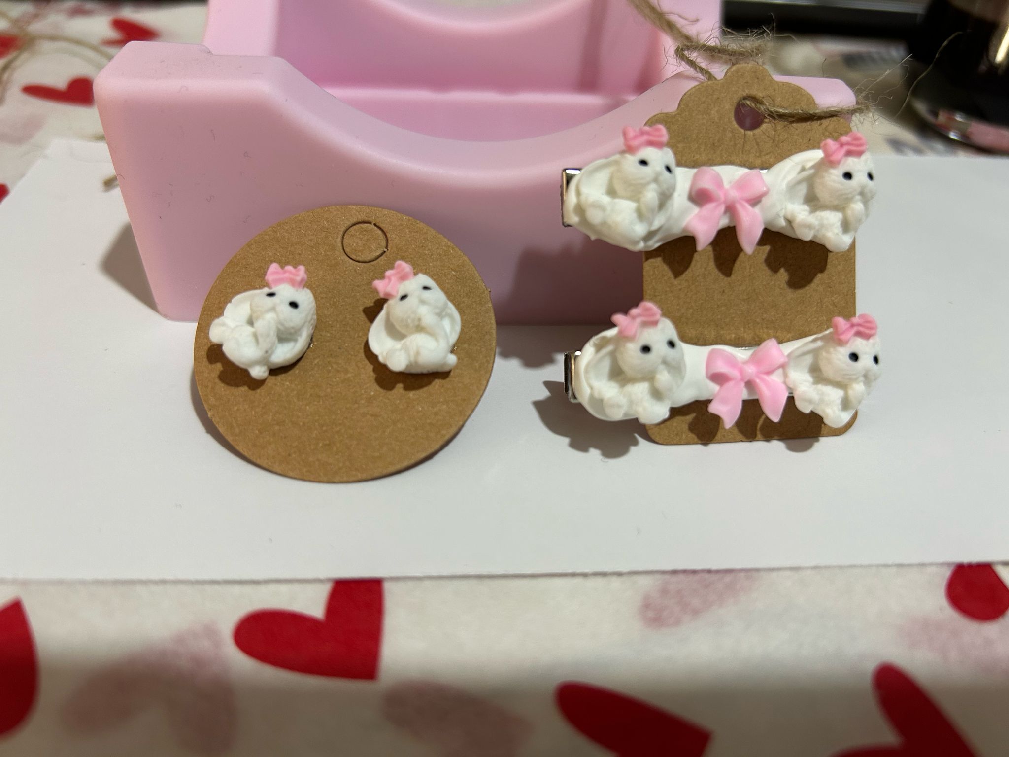 SADECE SİZE ÖZEL EL YAPIMI KÜPE VE TOKA